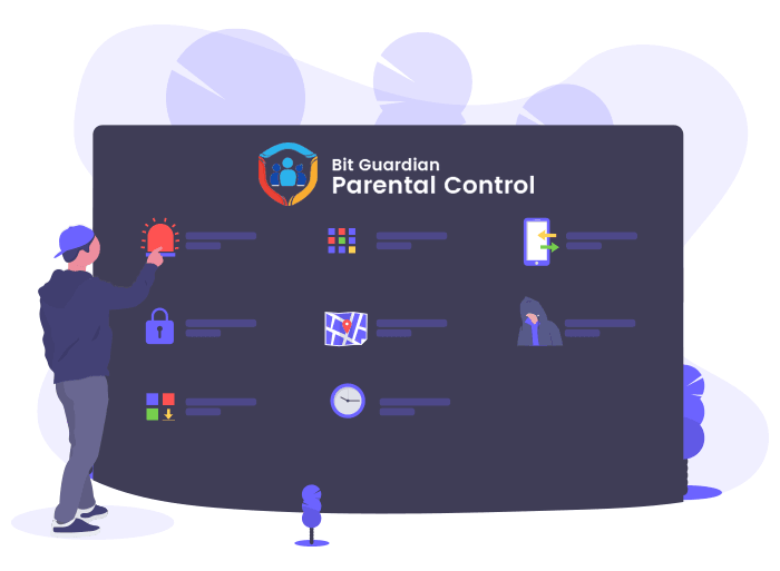 Bit Guardian Parental Control App Features
