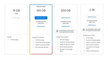 Google Drive - Ready to pay for the storage space?