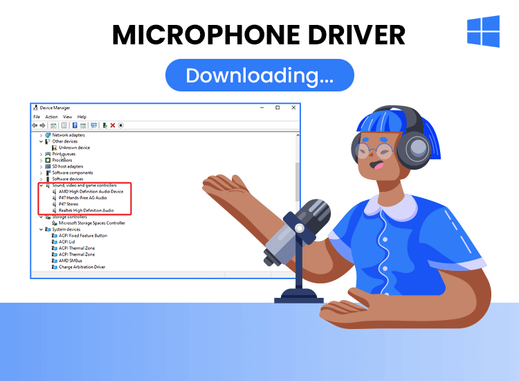 microphone driver for Windows 10