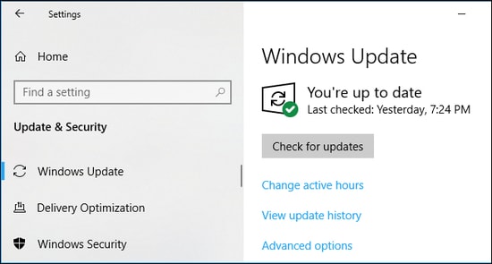 Updates-check-Windows-settings