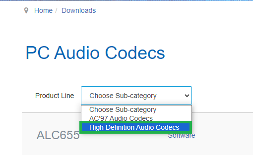 realtek high definition audio driver high definition audio codecs
