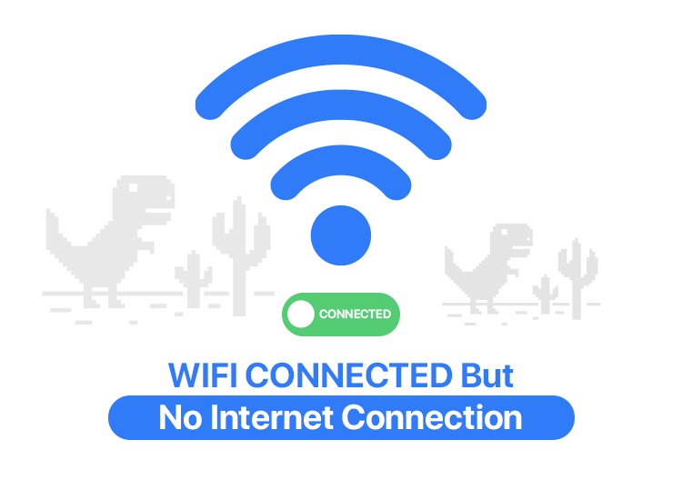 WiFi connected but no internet