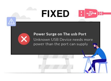 How To Fix Power Surge On USB Port Error On Windows 10, 11