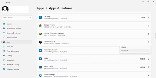 Uninstal-Logitech-G-Hub