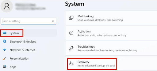 Windows System Recovery