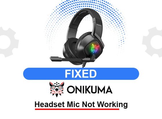 Fix Onikuma Headset Mic Not Working on Windows PC
