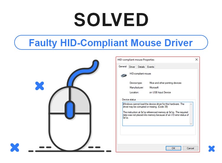 How to Solve Faulty HID-Compliant Mouse Driver on Windows 10, 11