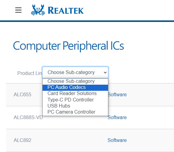 Realtek - Computer Peripheral ICs