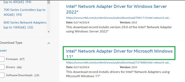 Network Adapter Driver Download and Update for Windows 10, 11