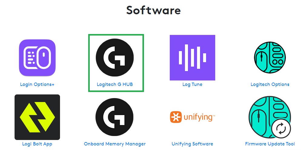 Logitech G Hub Software