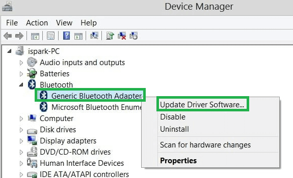 Generic Bluetooth Adapter update