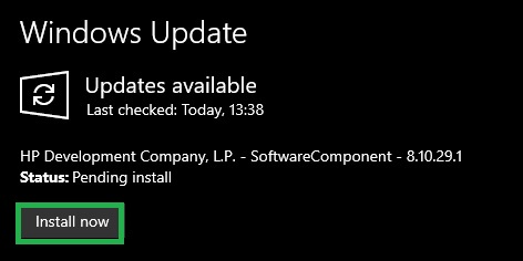 Windows Update Install Now