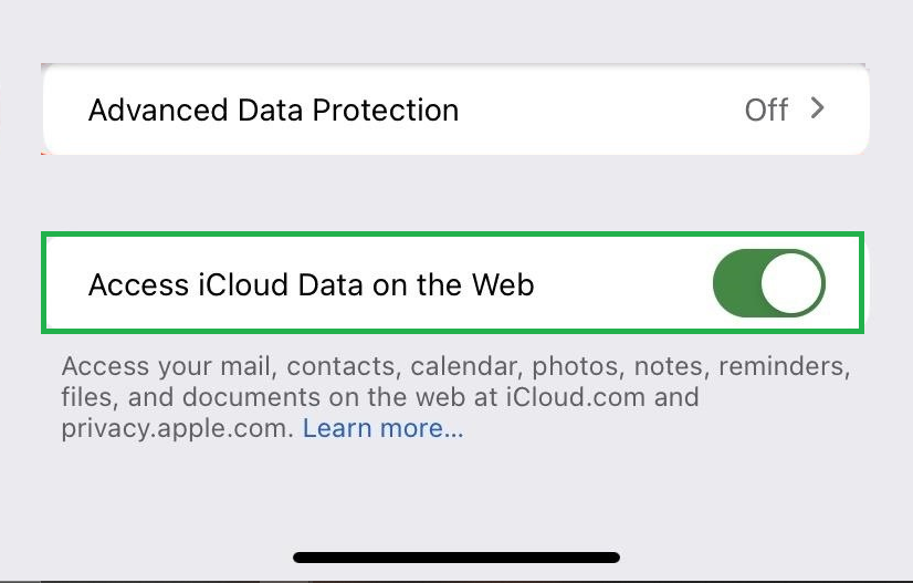  Access iCloud Data on Web