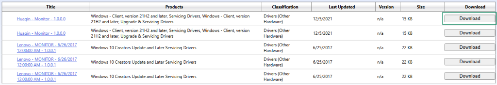 Generic pnp driver via microsoft catalog