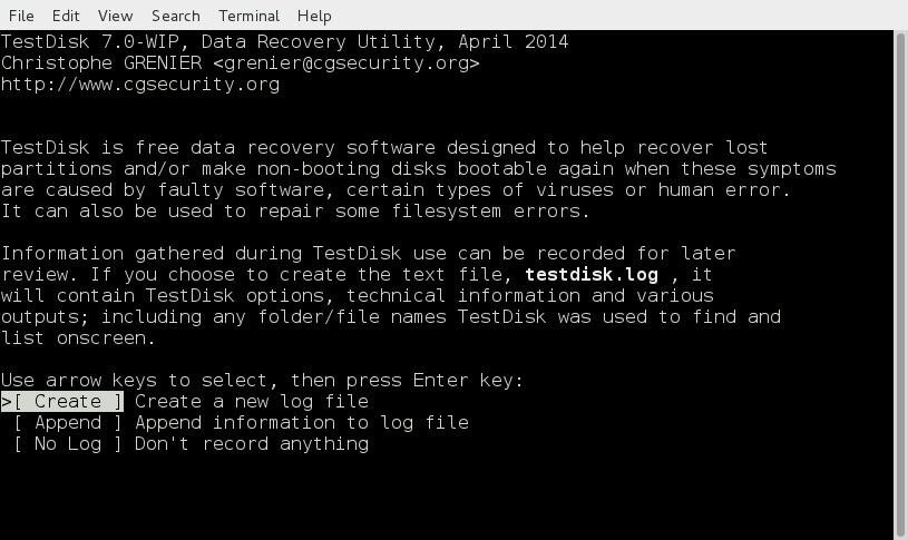 TestDisk Data Recovery