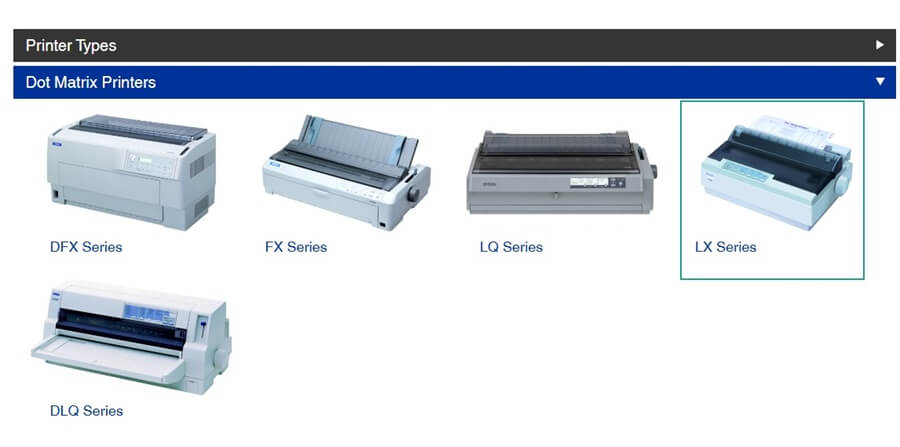 select the LX Series