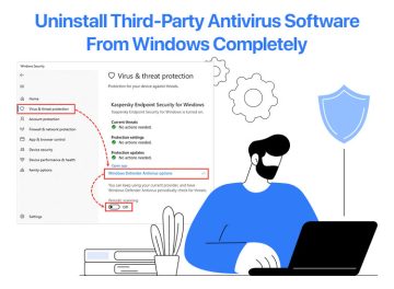 HOW TO UNINSTALL THIRD PARTY ANTIVIRUS SOFTWARE ON WINDOWS visual data 5