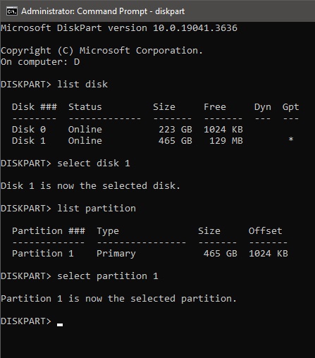select partition