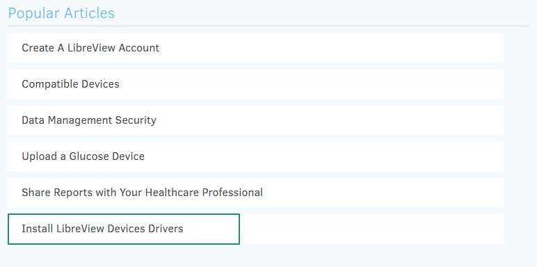Install LibreView Devices Drivers