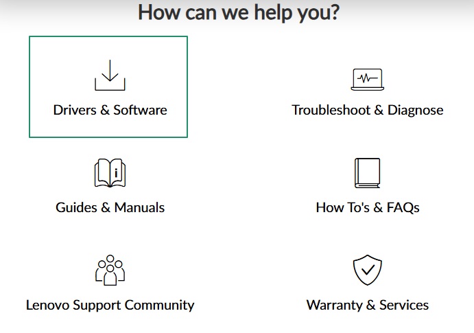 driver and software lenovo