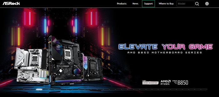 ASRock Drivers Support