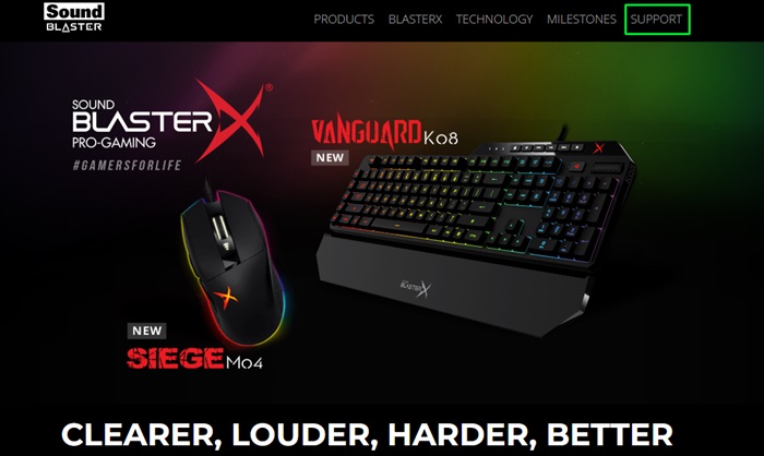 Creative support site