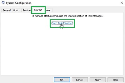 Open task manager