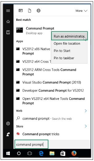Run as administrator