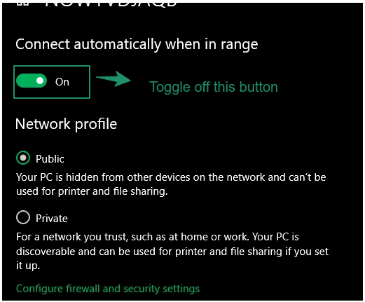 connect automatically when in range