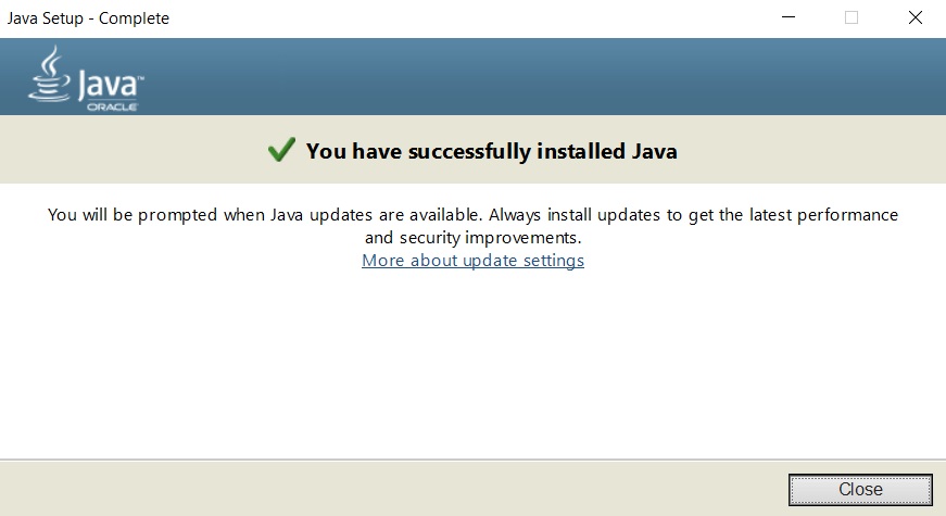 successfully installed