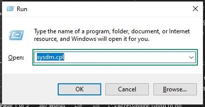 sysdm cpl