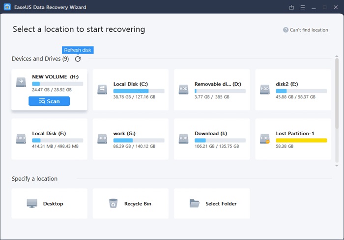 EaseUS Data Recovery Wizard