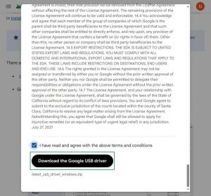 Download Google USB Driver for Windows 11/10