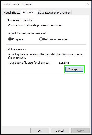 Adjust the appearance and performance of Windows.