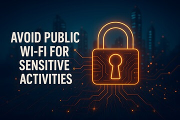 Be cautious when using free Wi-Fi