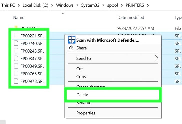 Delete from the on-screen menu.