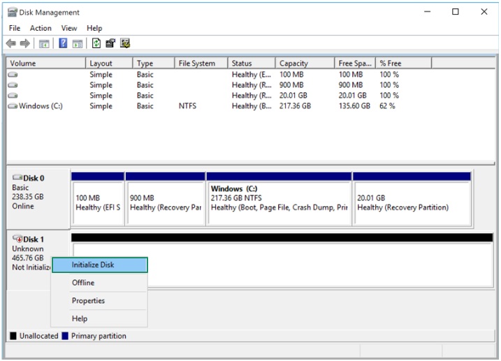 Initialize Disk