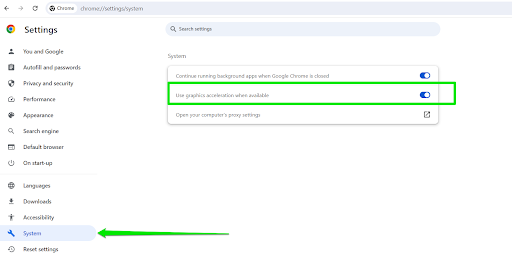 Use hardware acceleration when available.