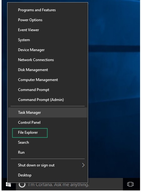 file explorer