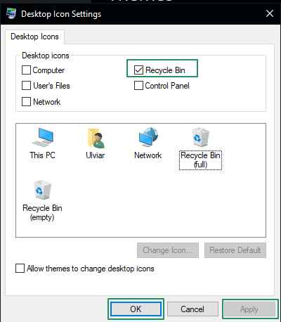 recycle bin