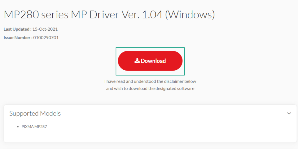 Download mp280 driver