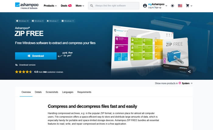 Ashampoo ZIP FREE