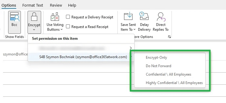 Enable Microsoft 365 Message Encryption