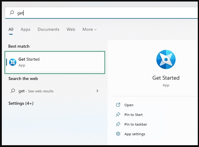Get help using the Get Started app