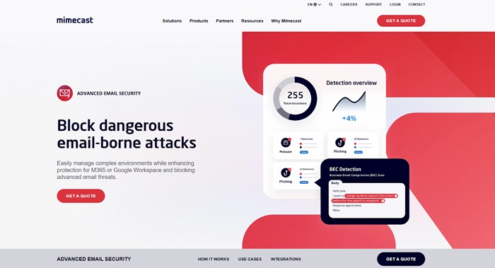 Mimecast Advanced Email Security