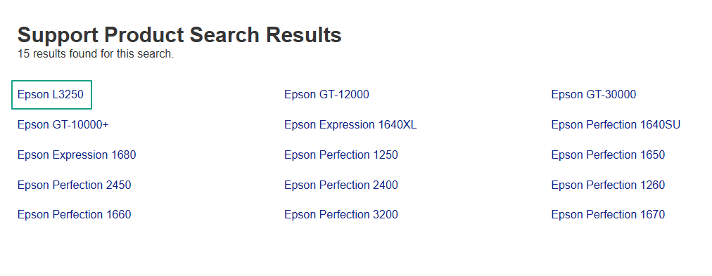 choose epson l3250