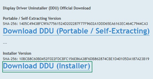 download DDU (Installer) (1)