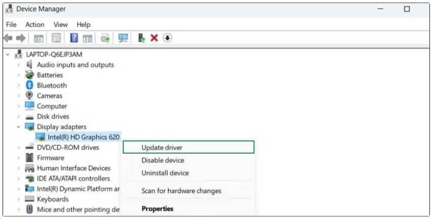 update graphic drivers