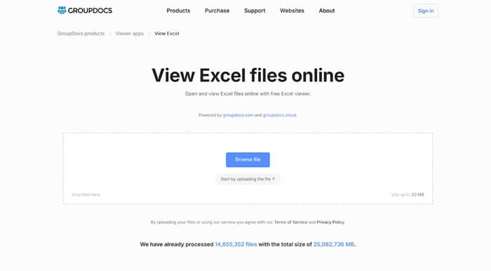 Group Docs XLSX Document Viewer