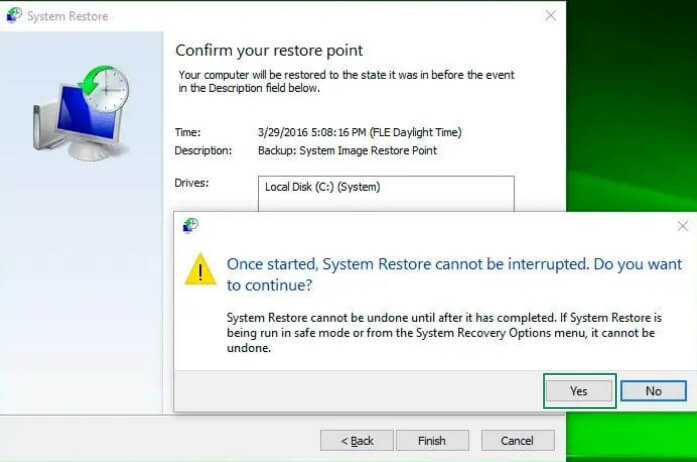 click Yes to grant the necessary permissions. (1)